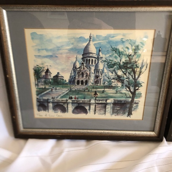 Vtg Arno Paris Lithographs Framed - Picture 3 of 15